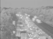 M23 Gatwick car fire causes three miles of congestion, lanes closed