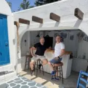 Man spends £20,000 to build miniature Greek village in Swiss backyard