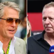 Martin Brundle red-faced after quizzing Hugh Grant on TV series he wasn't in