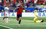 Merino's late winner sends Spain to World Cup semis after Belgium's Courtois injury