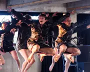 Oona Doherty: Leather Jacket review – dancers delight in hard sweaty work