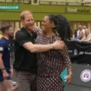 Prince Harry surprises Alison Hammond in laser tag match on This Morning