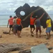 Rocket debris found on beach in Philippines, possibly from China's Long March 12