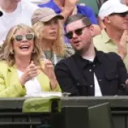 Ruth Langsford reunites with ex Eamonn Holmes' son Niall at Wimbledon amid divorce