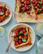 Sally Abé's Summer Recipes: Tomato Tart and Strawberry Elderflower Trifle