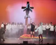 Satirical play 'Timmy: Hope Dies Last' turns stranded whale into Jesus figure