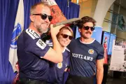 Scottish World Cup Fans' 'Boston Cone' Arrives in Massachusetts to Fanfare