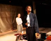 Tender review – queer horror romance at Bush theatre blends passion and haunting mystery