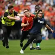 Three pitch invaders halt Belgium vs Senegal World Cup match