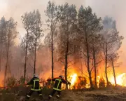 Tourists describe fleeing 'apocalyptic' wildfires in France as heatwave looms