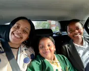 Tributes to mother and daughters killed in Bedfordshire; manhunt for father in Zimbabwe