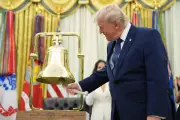 Trump rings NYSE bell from White House for 'Trump accounts' launch