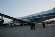 Trump switches to older Air Force One for England trip, citing military honor