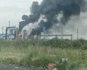 Ukrainian drones strike Russia's largest oil refinery deep in Siberia