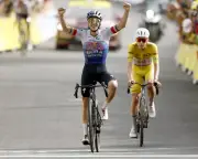 Vingegaard crashes out of Tour de France after 2am doping test; Evenepoel wins stage 15
