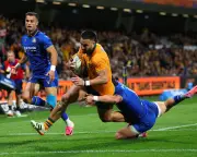 Wallabies rout Italy 9 tries in Schmidt farewell Test