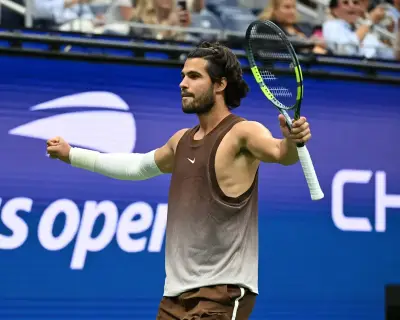 Alcaraz returns with straight-sets win over Safiullin at US Open