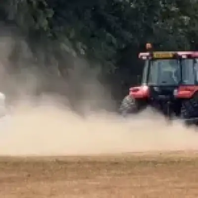 Gosport Council Tractor Kicks Up Dust to Force Travellers Out of Field
