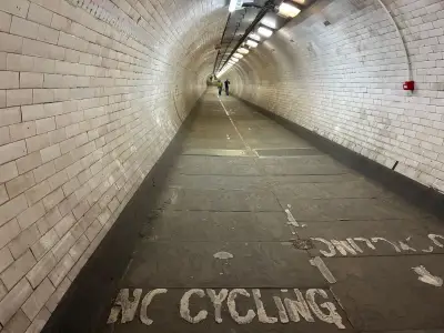 Lime bikes dumped in Greenwich foot tunnel spark safety concerns