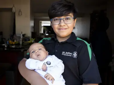 London teen saves two-day-old brother's life with first aid