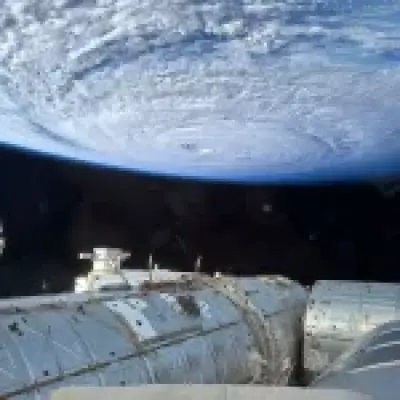 NASA Astronaut Captures Terrifying Super Typhoon Image from ISS with iPhone