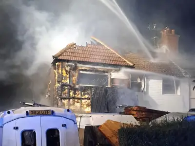 New Malden House Fire: 70 Firefighters Tackle Blaze