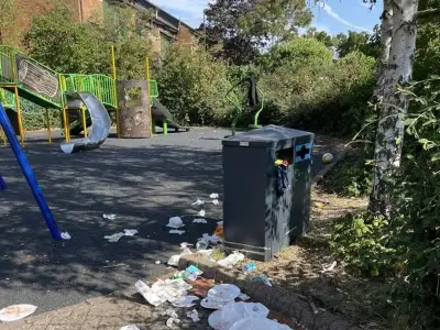 North London playground 'not safe after dark' due to drug use and broken glass