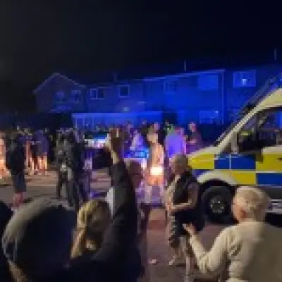 Police bitten and spat at in Thetford anti-immigration protests