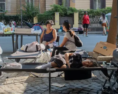 Rome scrambles to house 200+ camping in heat after squat eviction