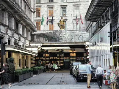Savoy Auction Bargains: Woman Snags £15 Painting from Iconic Hotel