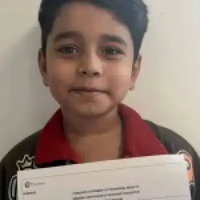 Seven-year-old Jivyan Dhruva scores grade 8 in maths GCSE, nine years early