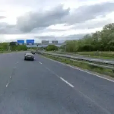 Woman's body found on M55 hard shoulder; police investigate