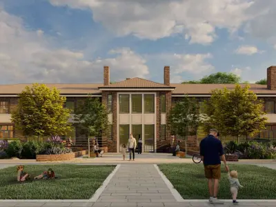 Work starts on 121-home Bexley hospital conversion despite affordable housing concerns