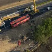 12 dead as tourist bus crashes into ditch in Hungary