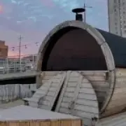 Beachfront sauna approved despite sea washing fears