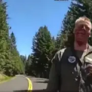 Bloodied Marine pilot walks away from F-18 crash in Washington