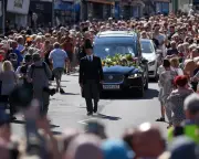 Bonnie Tyler Fans Line Streets as Coffin Returns to Wales
