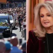 Bonnie Tyler's Coffin Arrives in Welsh Hometown as Fans Line Streets