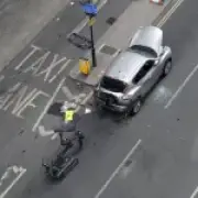 Car Blown Up by Police Outside King's Cross St Pancras Station