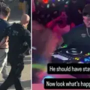 DJ remixes flight attendant's takedown of unruly passenger into track