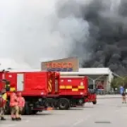 Fire near Tesco in Saddleworth forces evacuation of over 40 homes
