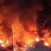 Gatwick airport car park fire destroys over 100 vehicles