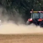 Gosport Council Tractor Kicks Up Dust to Force Travellers Out of Field
