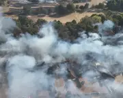 Grassfire near Stourbridge burns homes, injures four, disrupts rail