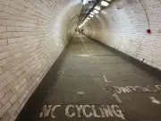 Lime bikes dumped in Greenwich foot tunnel spark safety concerns