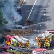 M4 Shut After Hay Lorry Fire Causes Severe Delays Near Swindon