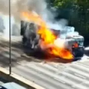 M6 lorry fire causes 50-min delays near Birmingham Airport