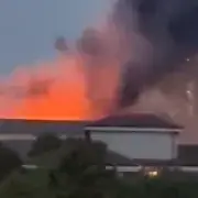 Massive Deptford waste fire sends black smoke across London