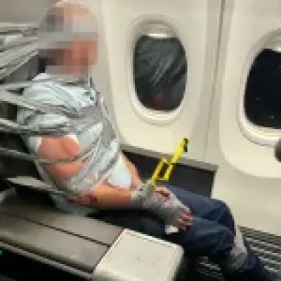 American Airlines passenger duct-taped to seat after mid-flight outburst