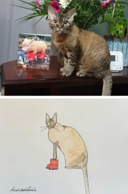 Bad Pet Portraits Become Full-Time Job for Former Estate Agent